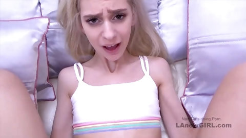 Petite Blonde Teen...